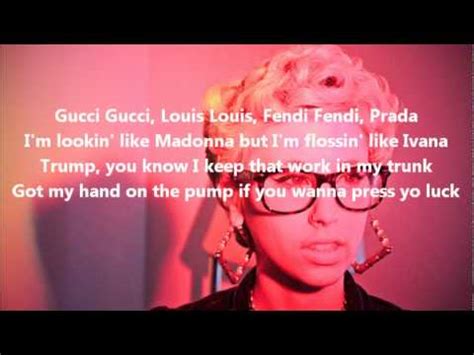 gucci gucci wevlth lyrics|Kreayshawn .